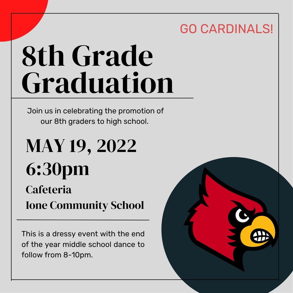 8th grade graduation invite